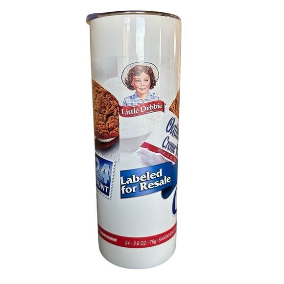 Little Debbie Oatmeal Cream Pie 20oz Tumbler - Picture 1 of 7